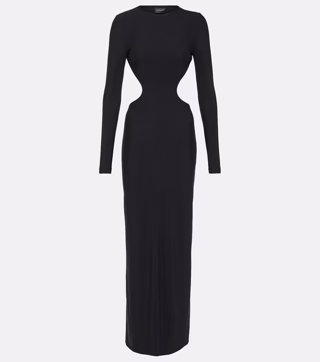 Cut-out gown