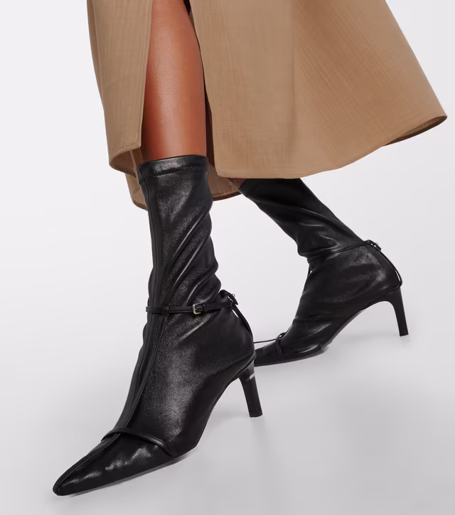 Alternative view of Leather ankle boots