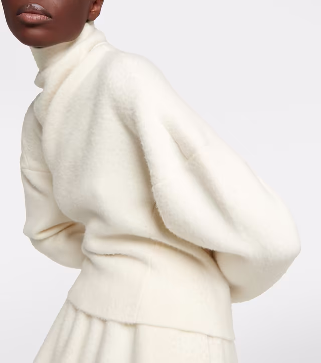 Alternative view of Enoch asymmetric wool turtleneck sweater