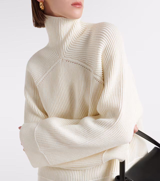 Alternative view of Cotton-blend turtleneck sweater