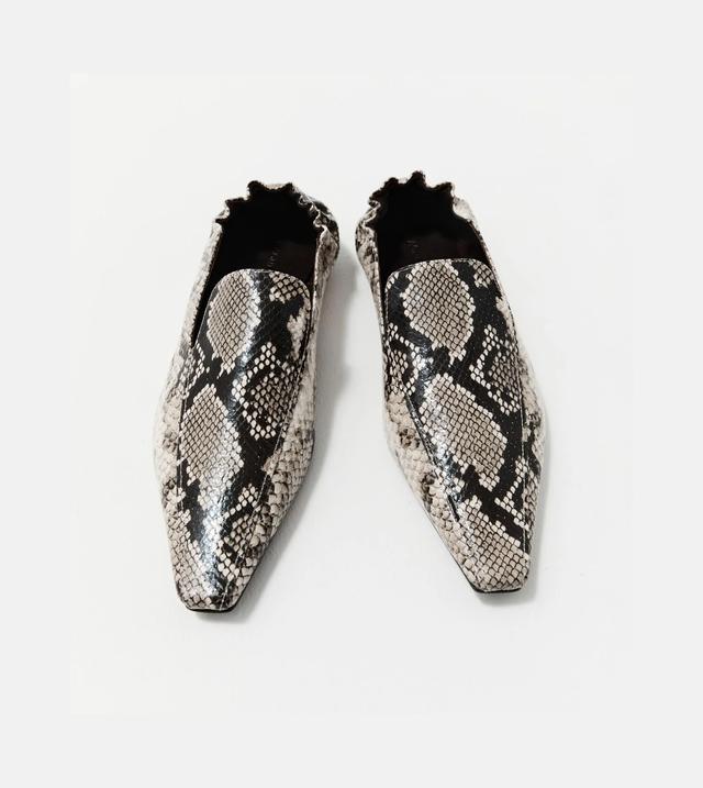 Flat Loafer - Python