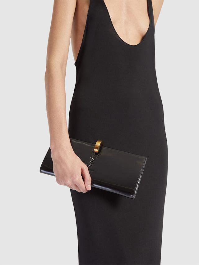 Alternative view of Daria patent-leather clutch