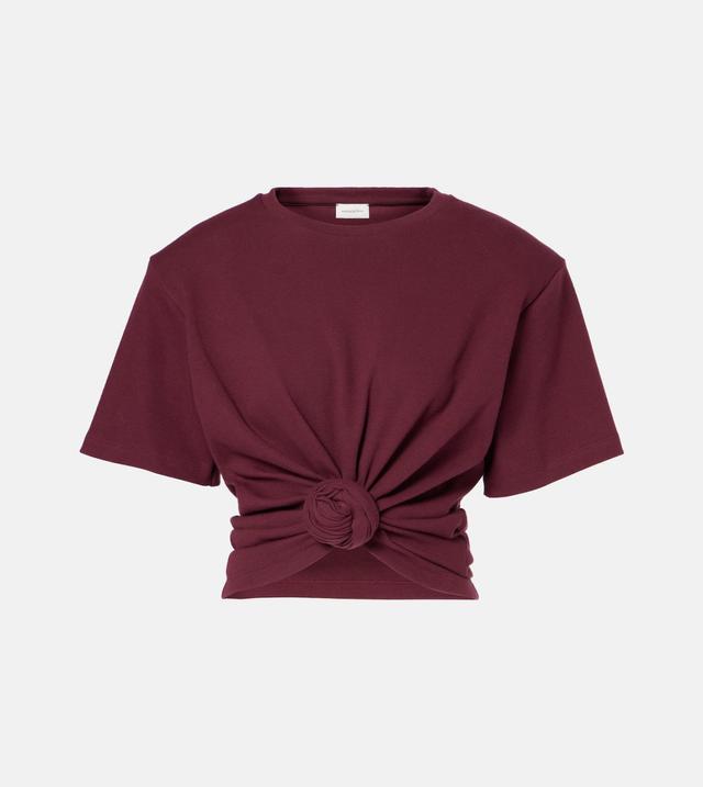 Cotton-blend jersey t-shirt