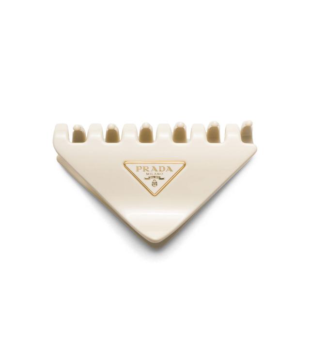 Logo-appliqué hair clip