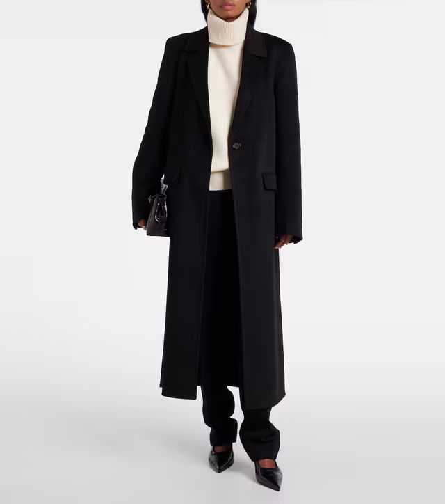 Alternative view of Wool and cashmere blend turtleneck sweater